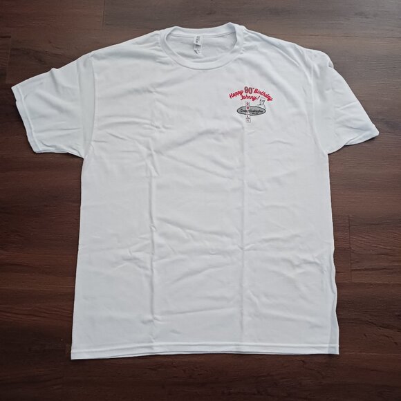 RARE CAMP WASHINGTON CHILI 90TH BIRTHDAY FOUNDER CINCINNATI OHIO LOCAL T-SHIRT L - Picture 1 of 5